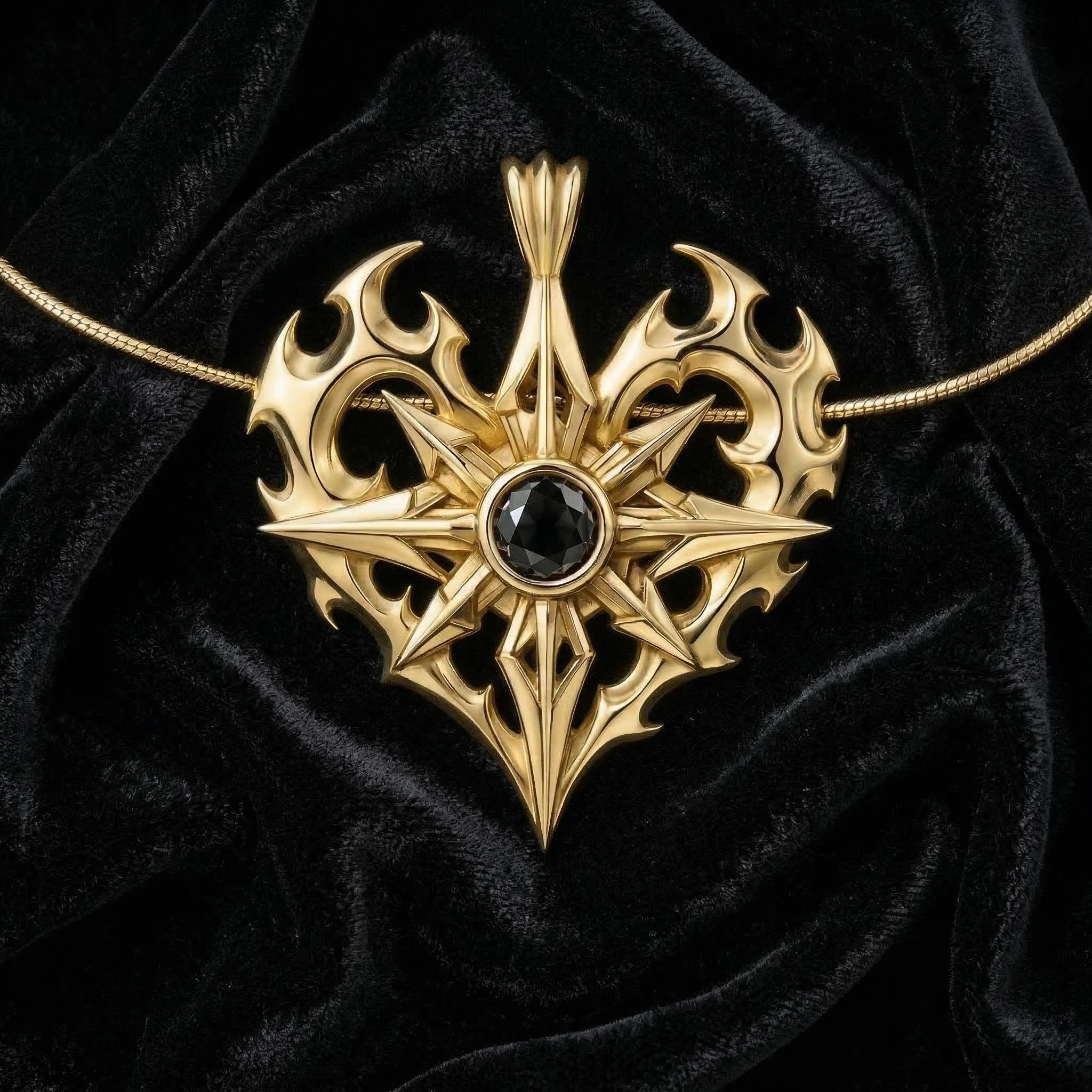 Men's Edgy Vintage Black Diamond S925 Silver Pendant Iced Out - Image 7
