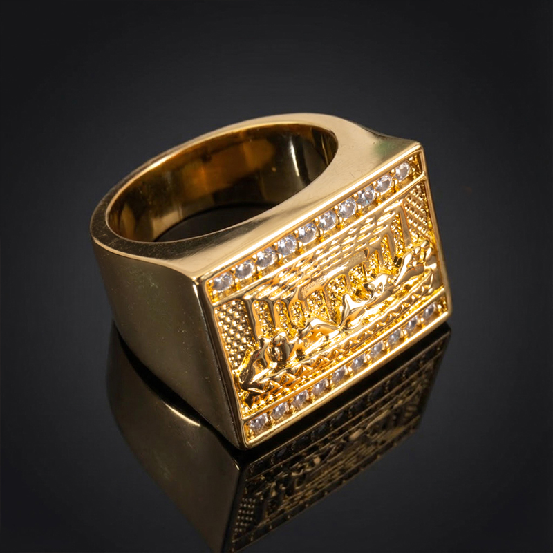 Iced Out Last Supper Ring For Men Moissanite With Street Luxury Shine - Image 4