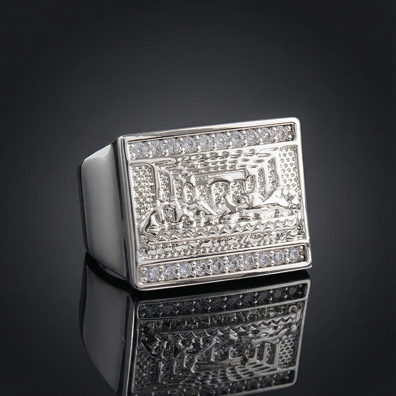 Iced Out Last Supper Ring For Men Moissanite With Street Luxury Shine - Image 6