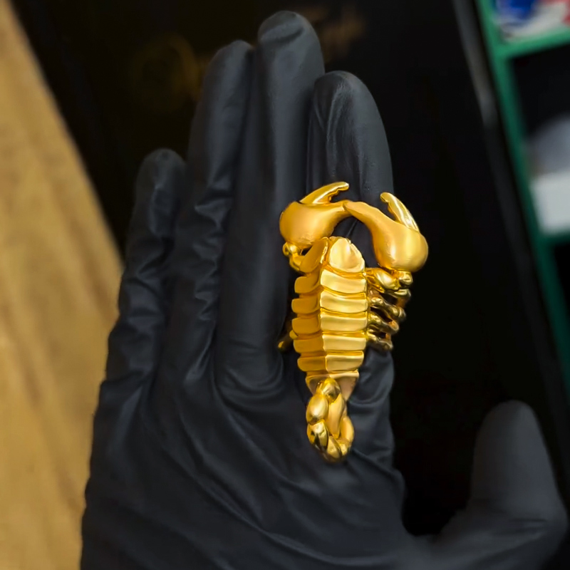 Scorpion Ring In Gold Gold Premium Look Without Heavy Price - Image 3
