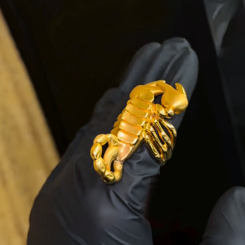 Scorpion Ring In Gold Gold Premium Look Without Heavy Price - Image 4