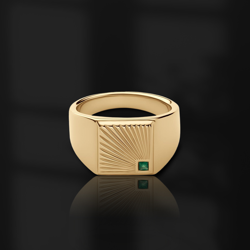 0.06 Ctw Emerald Cushion Cut Diamond Ring Iced Out Shine With Street Luxury
