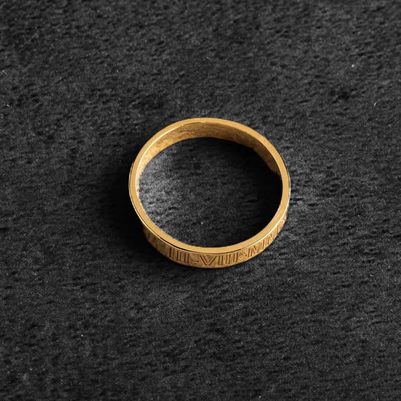 Custom Promise Ring In Gold Gold With Bold Statement Appeal - Image 3