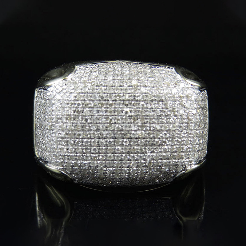 Iced Out Out Ring In Gold Gold Shine With Street Luxury - Image 3