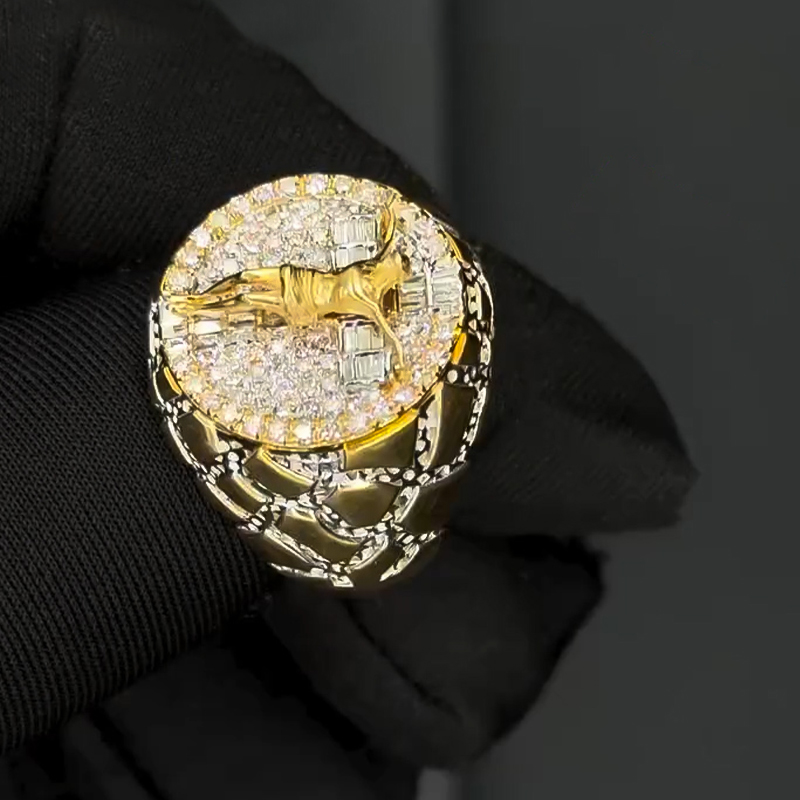 Jesus Cross Baguette Cut Ring Bold Statement Style With Street Luxury