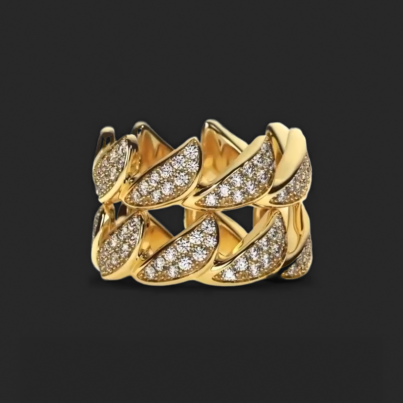 Removable Cuban Ring Bold Statement Style With Street Luxury - Image 3