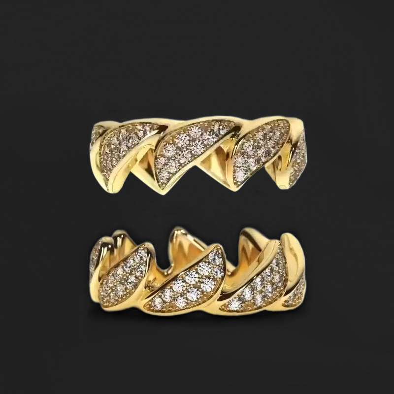 Removable Cuban Ring Bold Statement Style With Street Luxury - Image 4