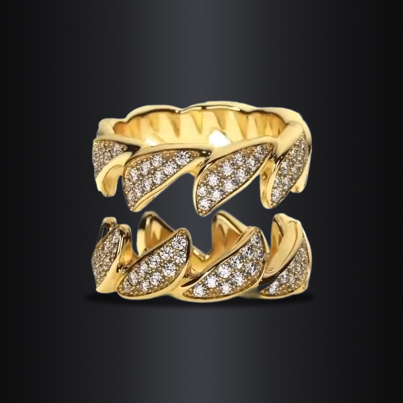 Removable Cuban Ring Bold Statement Style With Street Luxury - Image 5