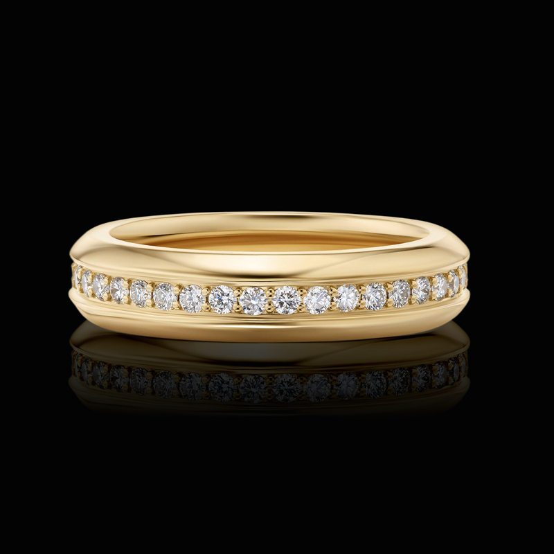 2.18 Ctw White Diamond Men's Eternity Wedding Band Moissanite