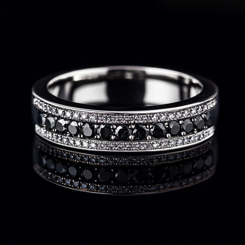 Diamond Men's Eternity Wedding Band Moissanite With Street Luxury Shine - Image 3