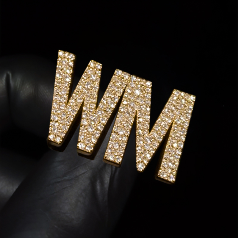 Iced Out Custom Name Ring Moissanite With Street Luxury Shine - Image 4