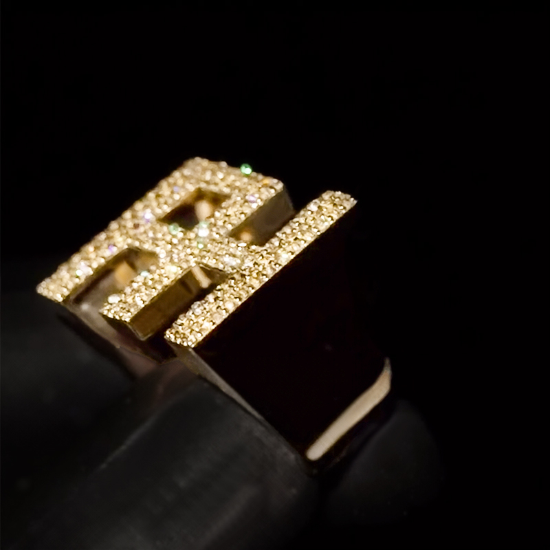 Iced Out Custom Name Ring Moissanite With Street Luxury Shine - Image 5