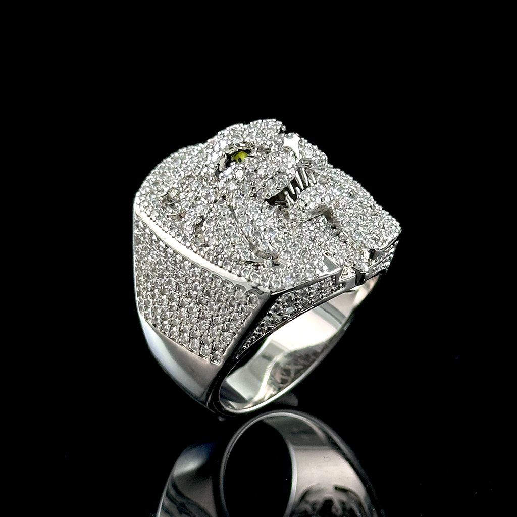 Iced Out Out Lion Ring Gold Premium Look Without Heavy Price - Image 6