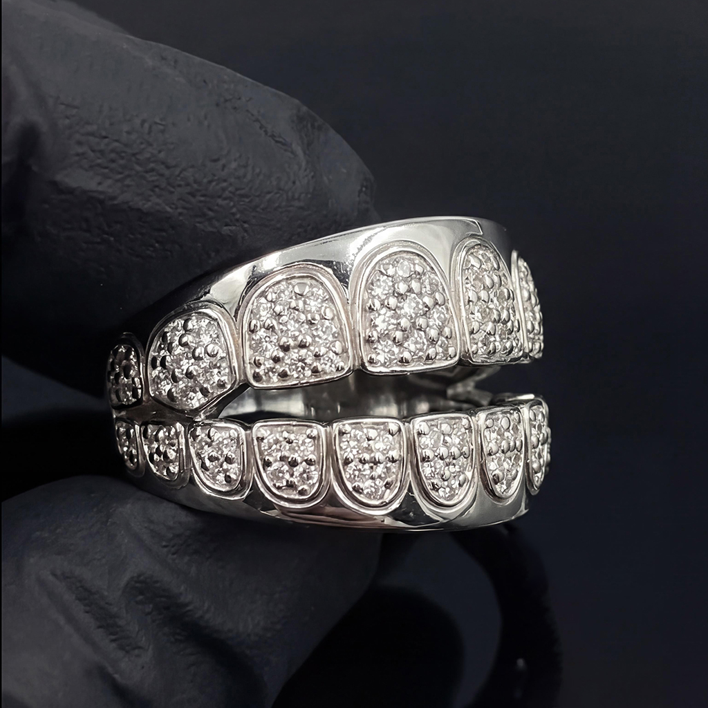 Iced Out Out Grill Ring Moissanite With Street Luxury Shine - Image 3