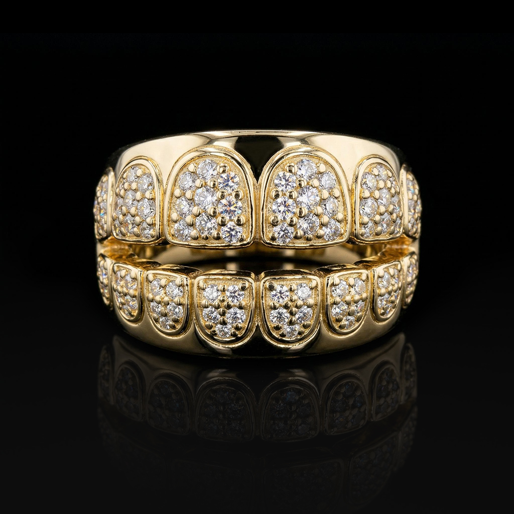Iced Out Out Grill Ring Moissanite With Street Luxury Shine - Image 5