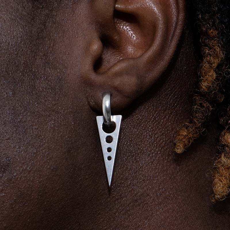 Triangle Drop Earrings Bold Statement Style With Street Luxury - Image 3