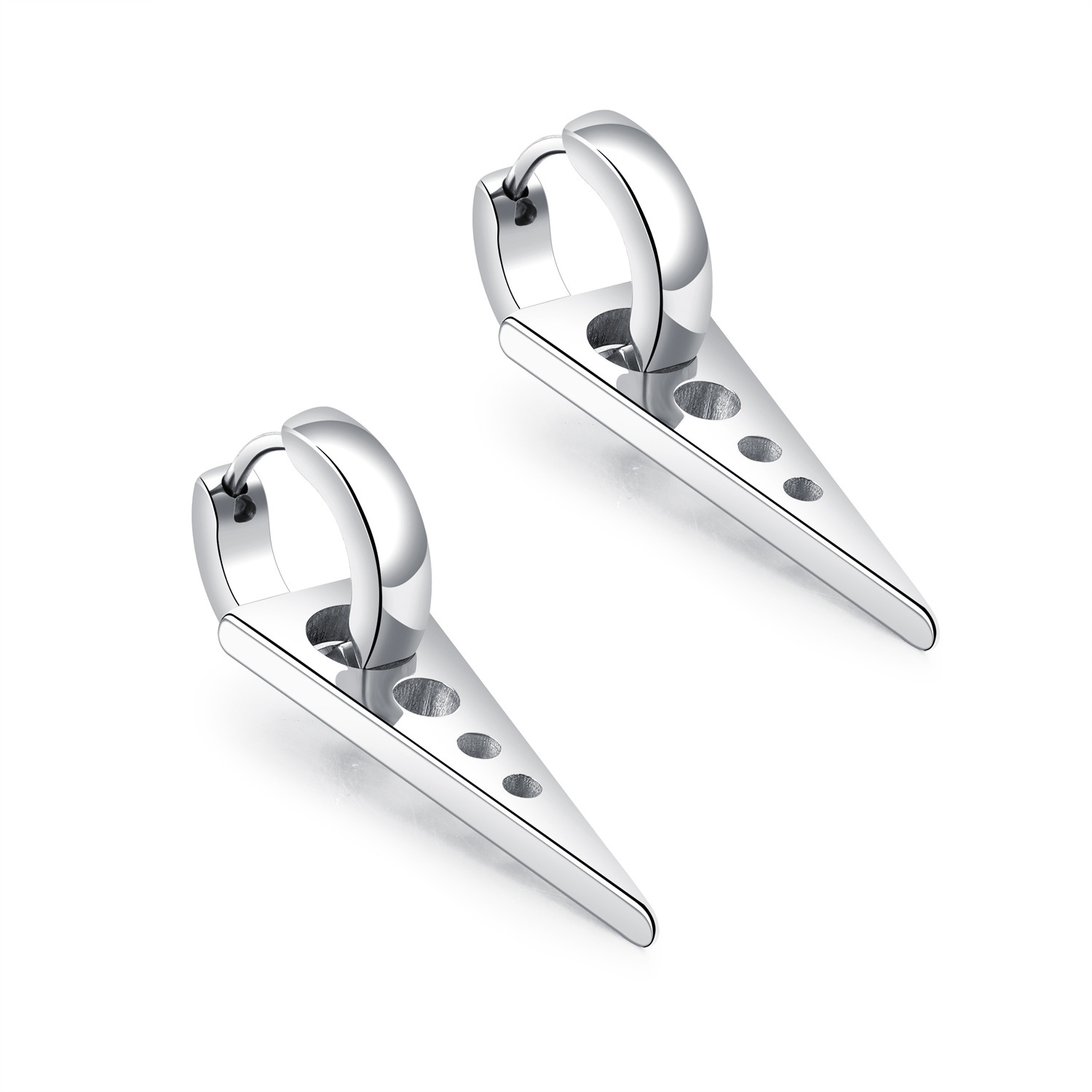 Triangle Drop Earrings Bold Statement Style With Street Luxury - Image 6