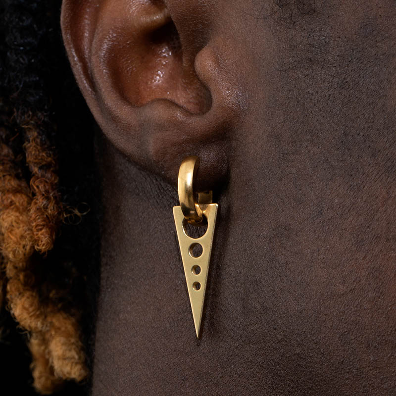 Triangle Drop Earrings Bold Statement Style With Street Luxury