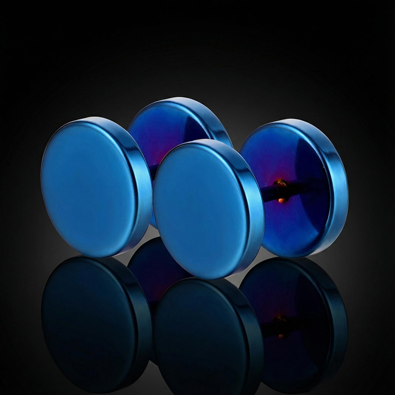 Round Stainless Steel Stud Earrings Bold Statement Style With Street Luxury - Image 7