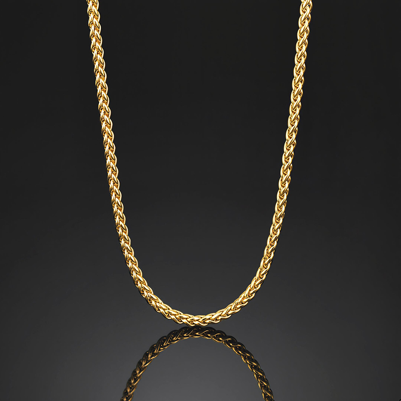 2.5mm 18k Gold Franco Chain Gold With Bold Statement Appeal - Image 4