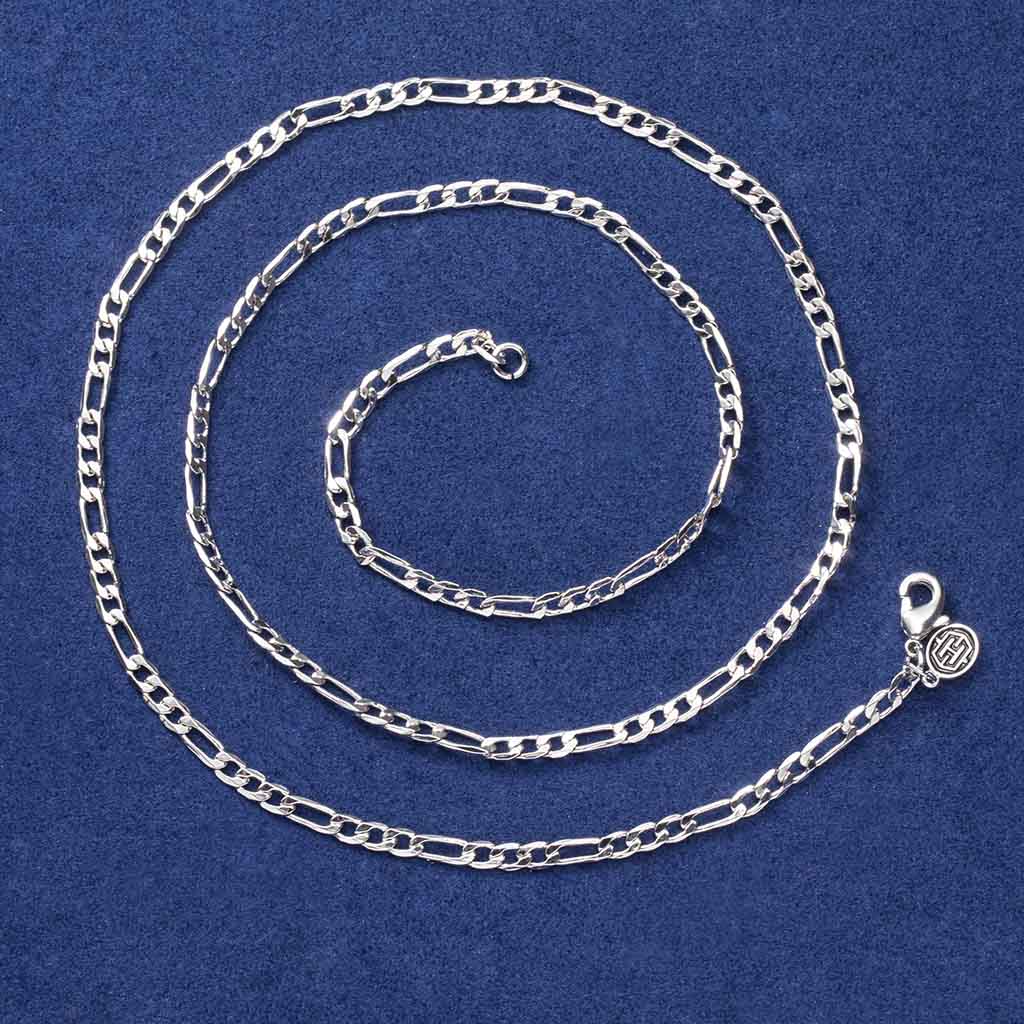 3mm Stainless Steel Figaro Chain Bold Statement Style With Street Luxury - Image 3