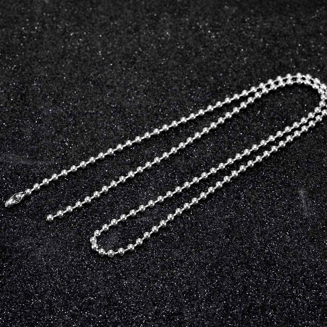 3mm Steel Bead Chain Bold Statement Style With Street Luxury - Image 5