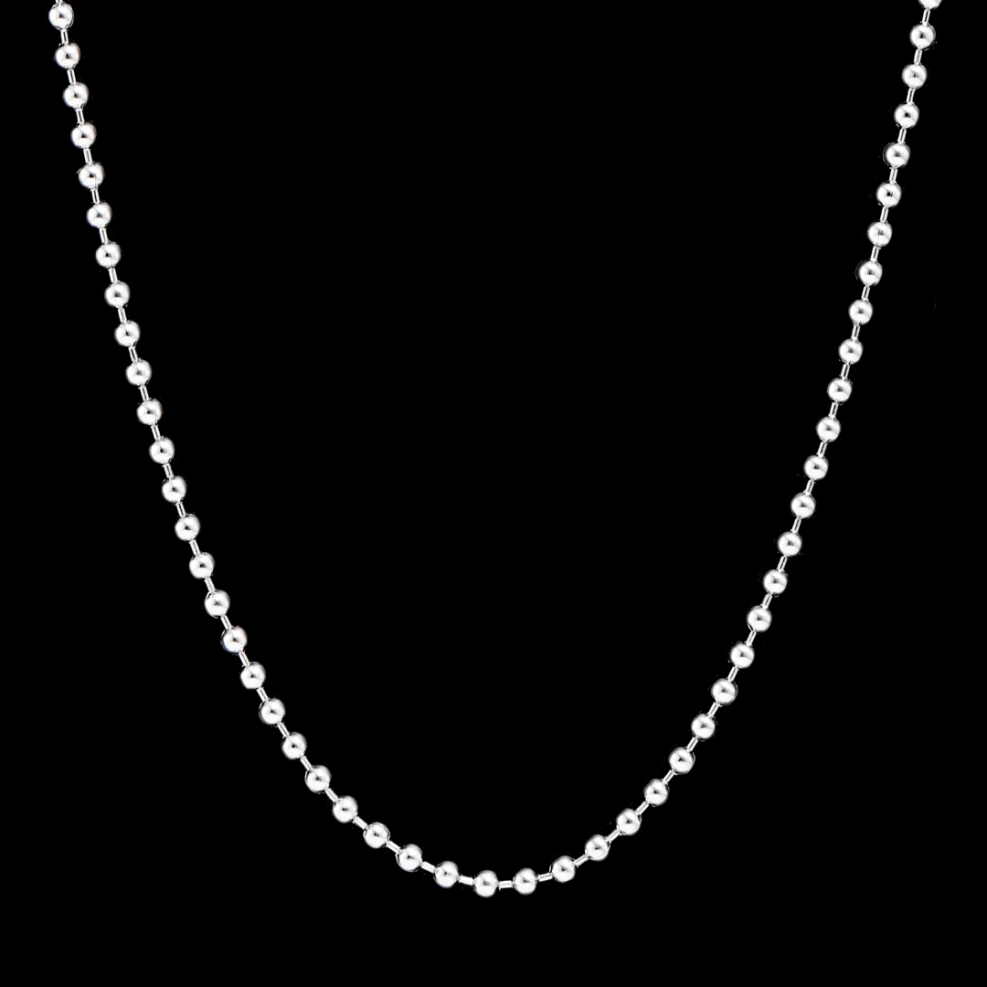 3mm Steel Bead Chain Bold Statement Style With Street Luxury