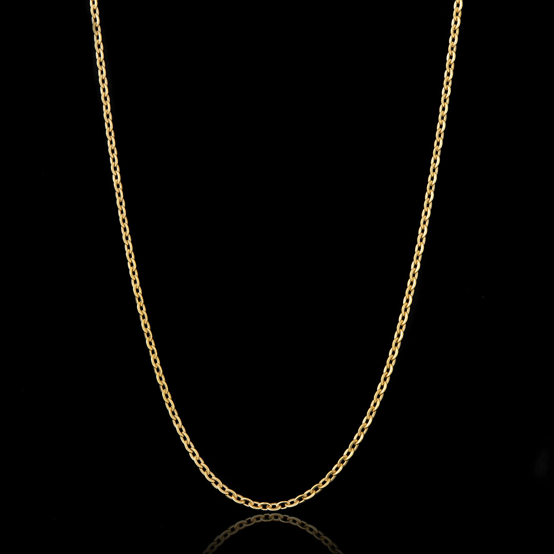 3mm Rolo Chain In Gold Gold Premium Look Without Heavy Price - Image 3