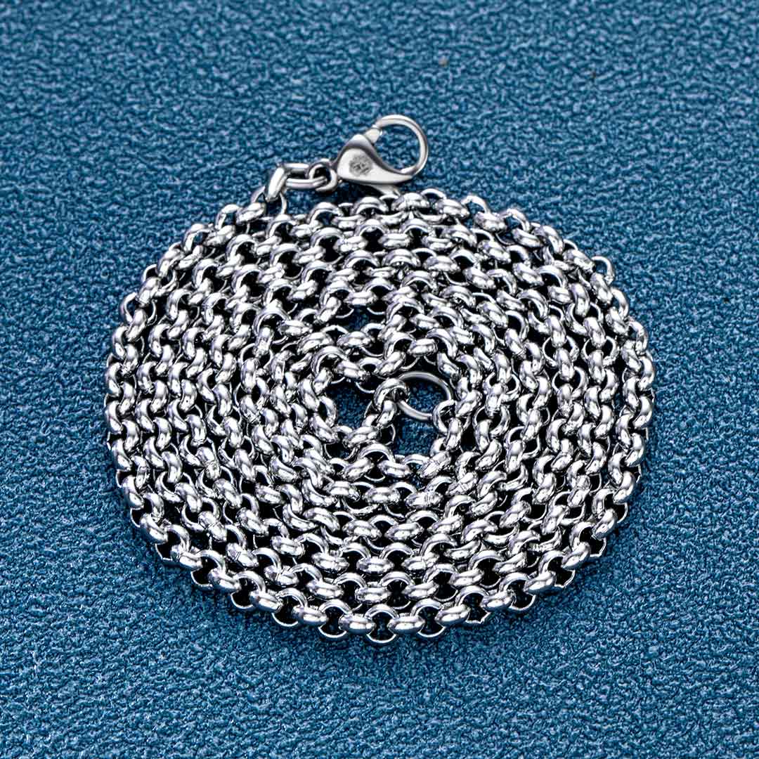 3mm Round Cable Chain Bold Statement Style With Street Luxury - Image 4