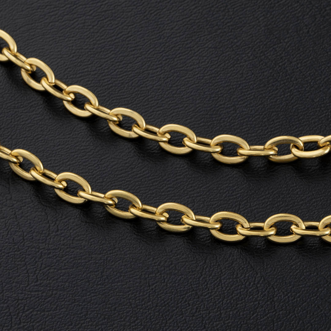 5mm Rolo Chain In Gold Gold Premium Look Without Heavy Price - Image 5