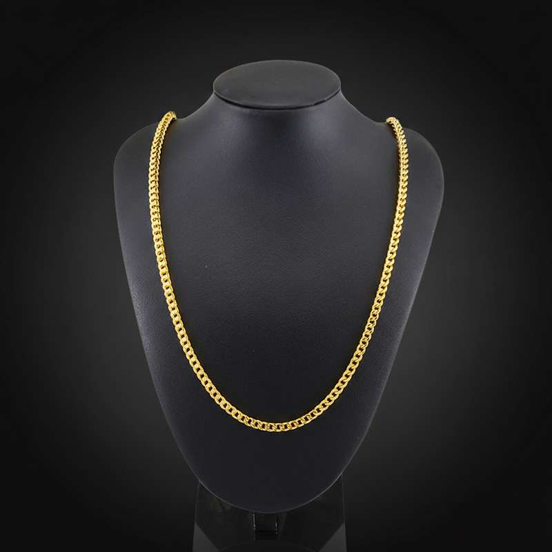 5mm 18k Gold Finish Franco Box Chain Made For Bold Statement Looks - Image 6