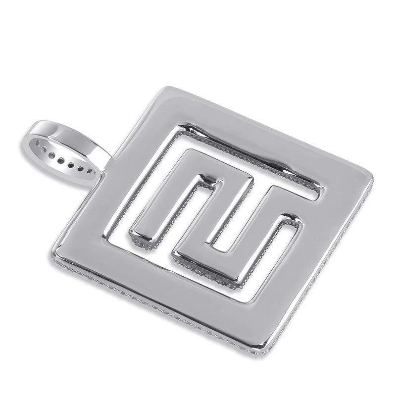 Iced Out Quavo Huncho Pendant In White Gold With Street Luxury Shine - Image 4