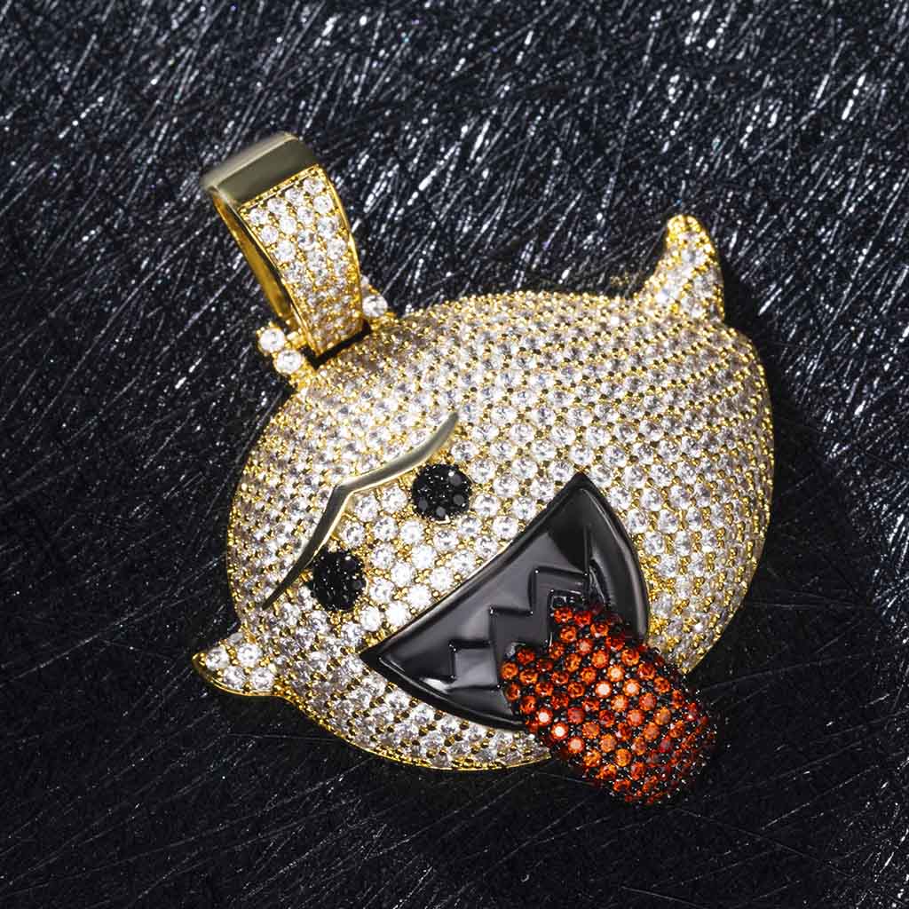 Flying Ghost Pendant In Gold Gold With Bold Statement Appeal - Image 5