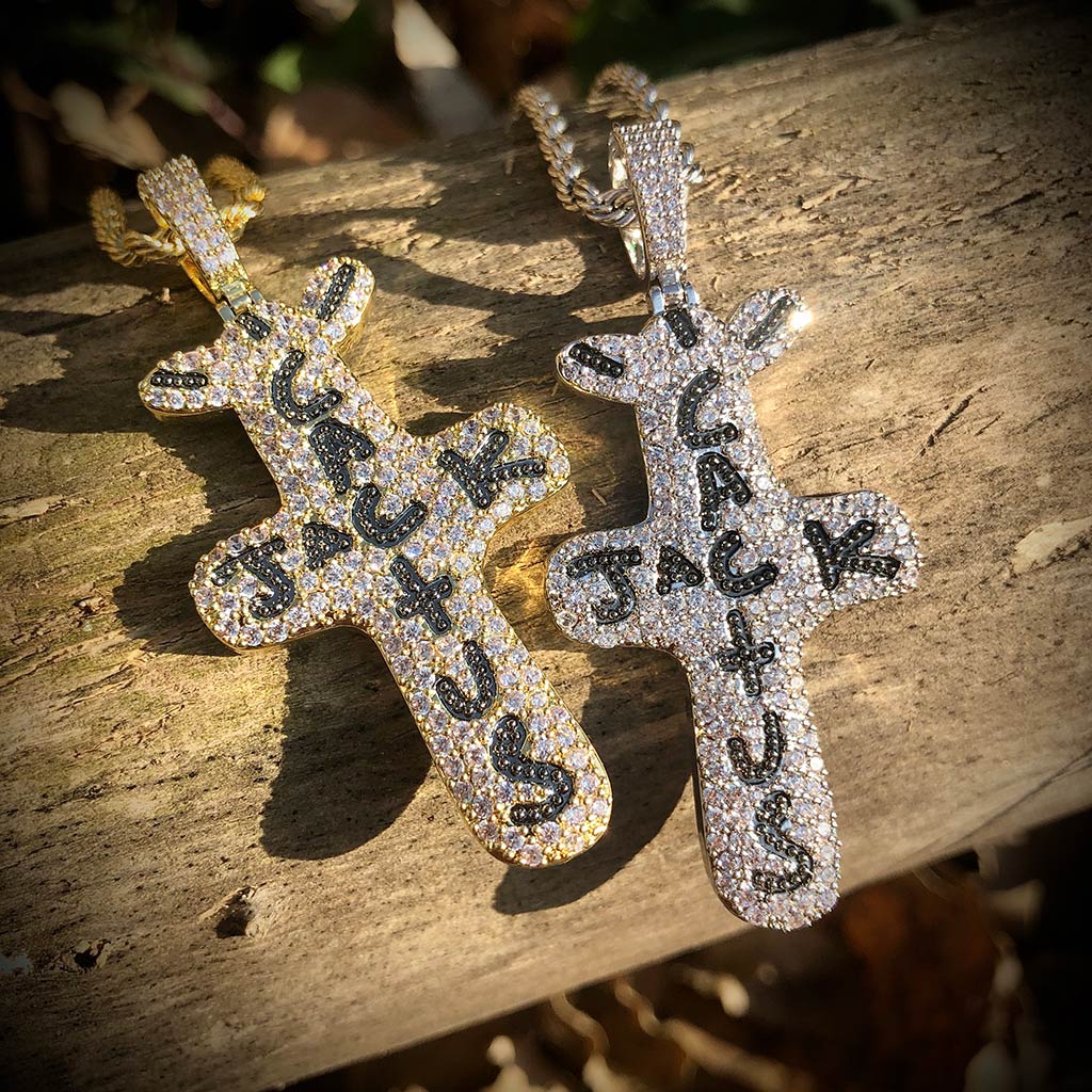 Iced Out Fashion Records Pendant Gold With Street Luxury Shine - Image 6