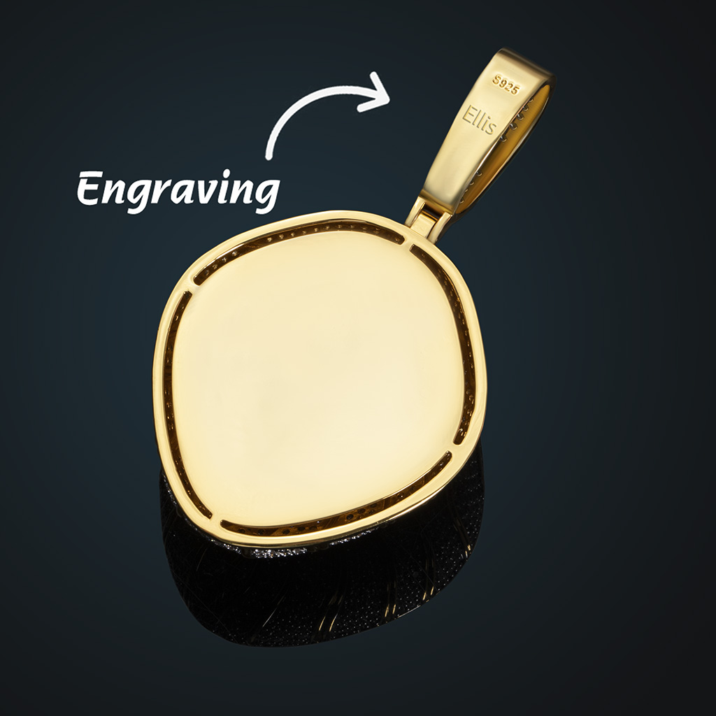Iced Out Roaring Lion Pendant Gold With Street Luxury Shine - Image 4