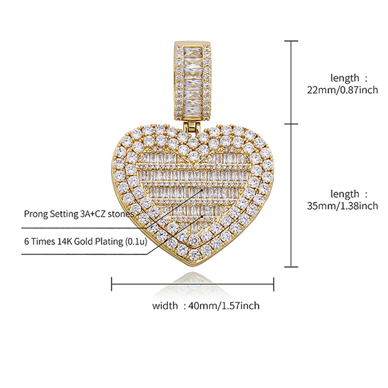 Custom Locket Heart Photo Pendant In Rose Gold With Street Luxury Shine - Image 5