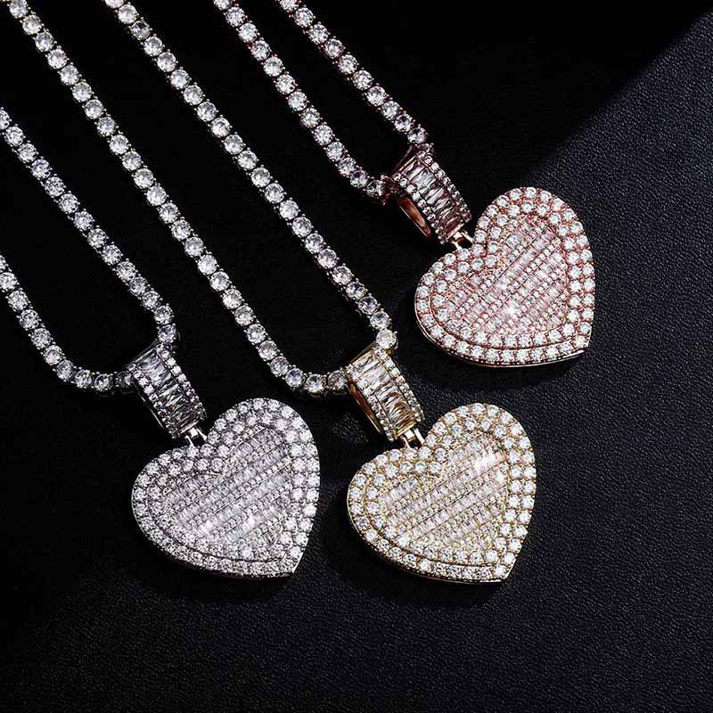 Custom Locket Heart Photo Pendant In Rose Gold With Street Luxury Shine - Image 7