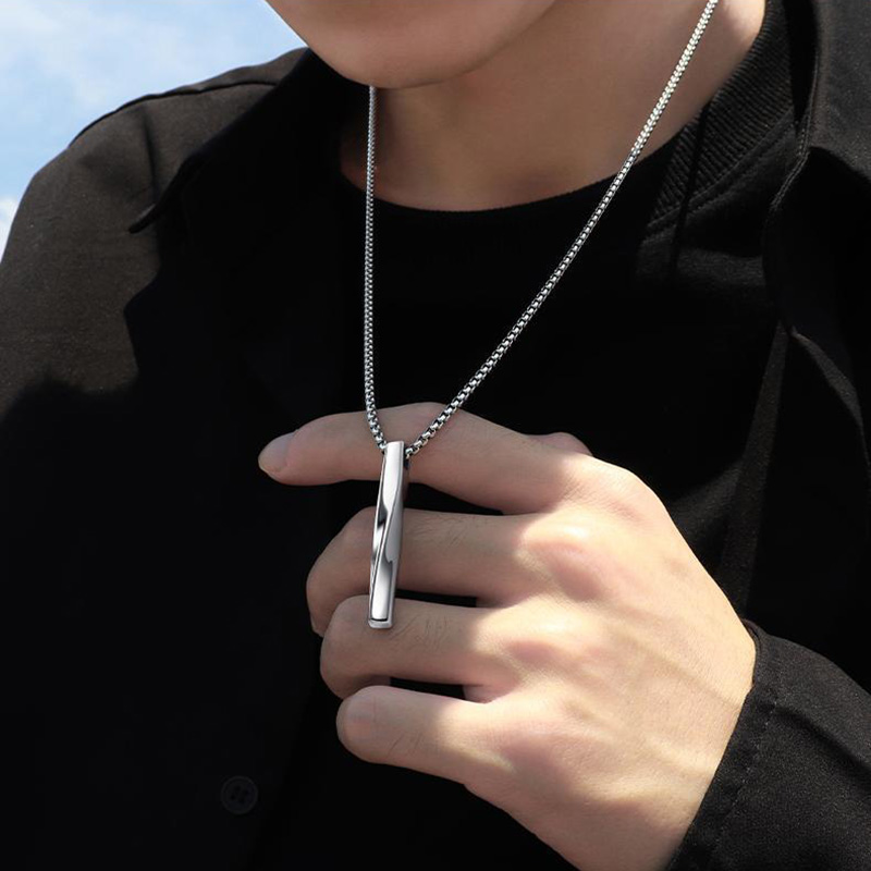 Mobius Stainless Steel Pendant Bold Statement Style With Street Luxury