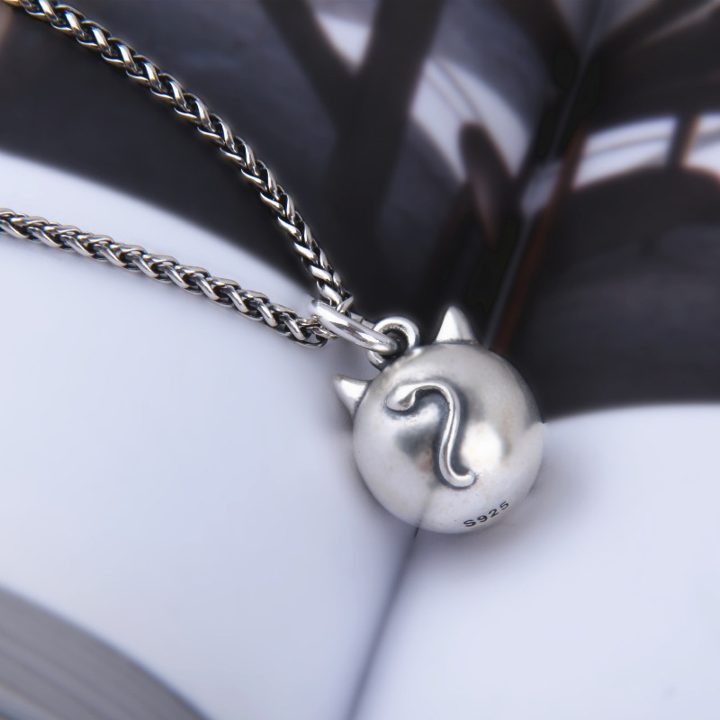 Sterling Silver Devil Pendant Silver With Bold Statement Appeal - Image 3