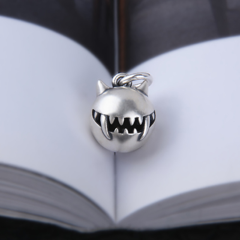 Sterling Silver Devil Pendant Silver With Bold Statement Appeal - Image 5