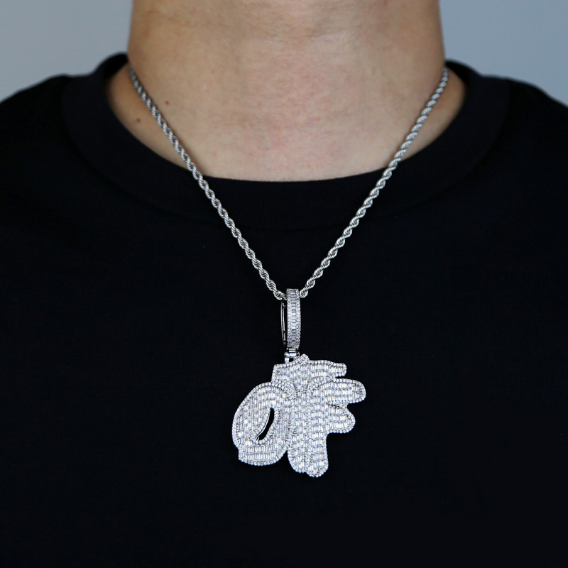 Iced Out Baguette Cut Only The Family Otf Pendant With Street Luxury Shine - Image 5