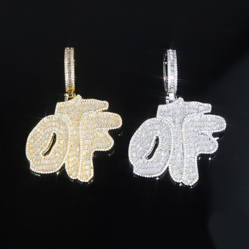 Iced Out Baguette Cut Only The Family Otf Pendant With Street Luxury Shine - Image 6