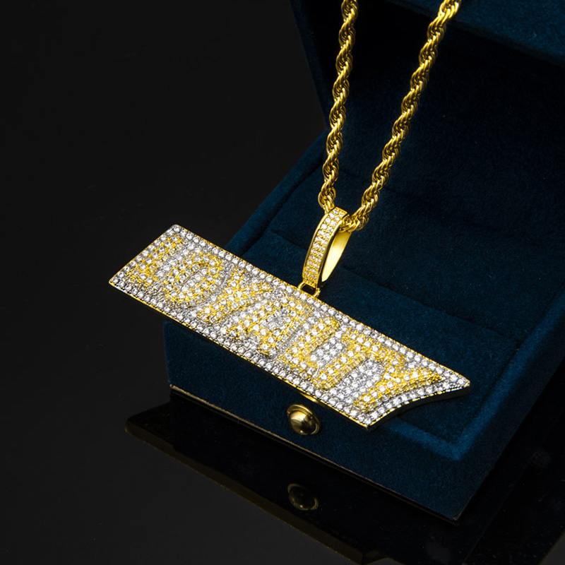 Iced Out Loyalty Pendant In Gold Gold Shine With Street Luxury - Image 4