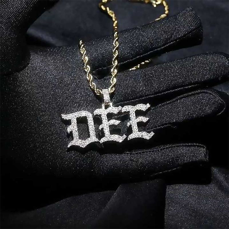 Custom Old English Name Pendant Bold Statement Style With Street Luxury - Image 3