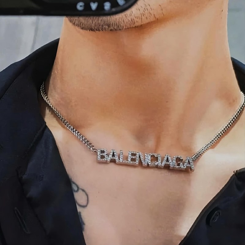 Customized Bold Name Pendant With 3mm Cuban Chain With Street Luxury Shine