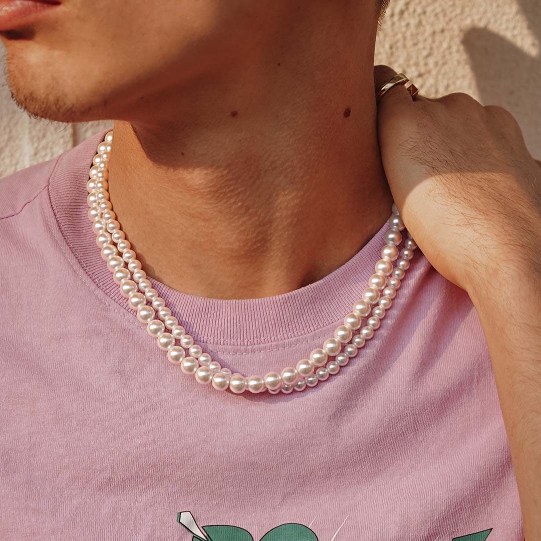 6mm/8mm/10mm Pearl Necklace Bold Statement Style With Street Luxury - Image 3