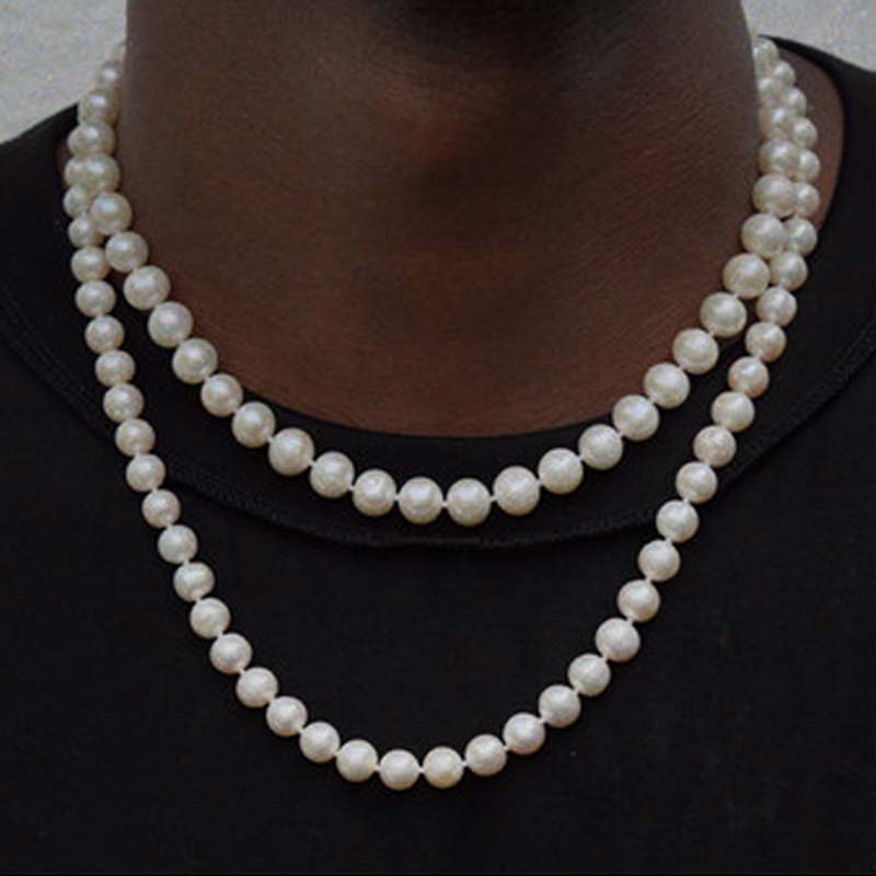 6mm/8mm/10mm Pearl Necklace Bold Statement Style With Street Luxury - Image 7