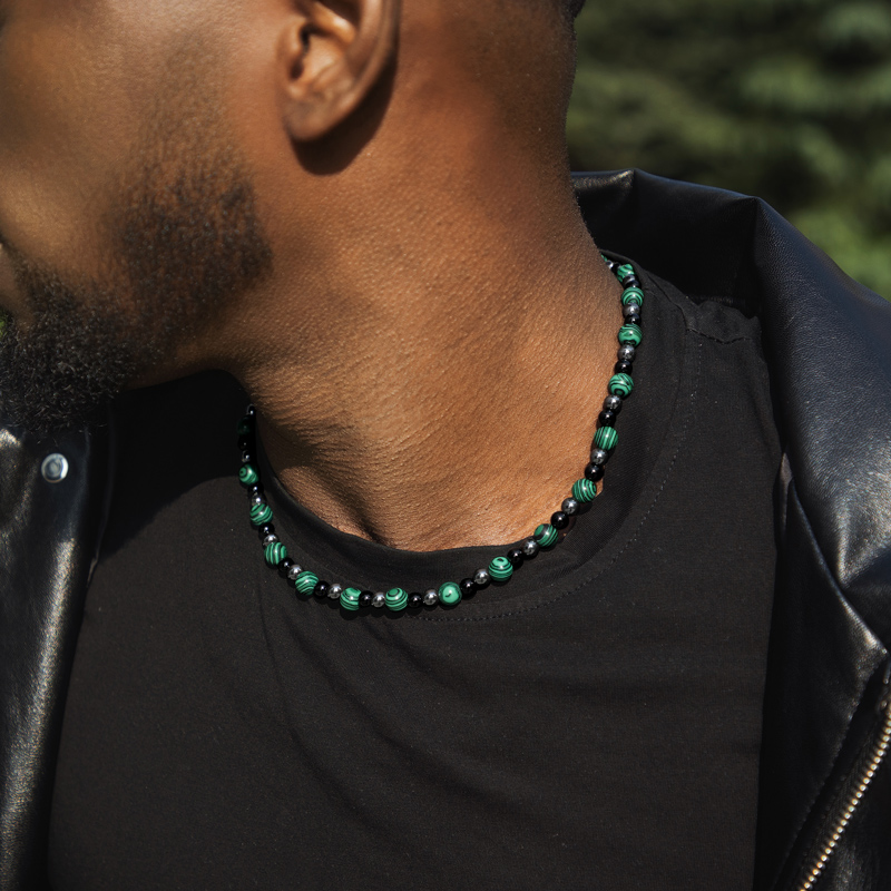 Yellow Tiger Eye Stone Chain Bold Statement Style With Street Luxury - Image 6