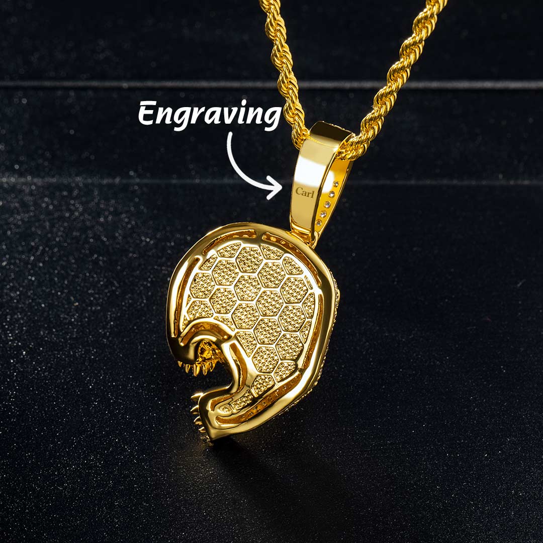 The Walking Bear Pendant In Gold Gold With Bold Statement Appeal - Image 3