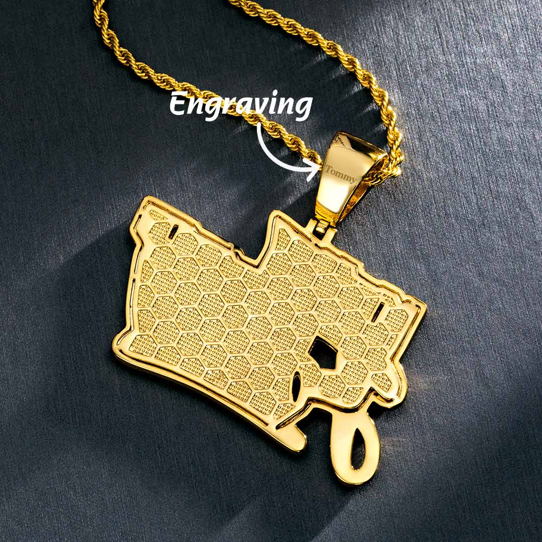 Iced Out loyalty Makes You Family Pendant Gold With Street Luxury Shine - Image 3